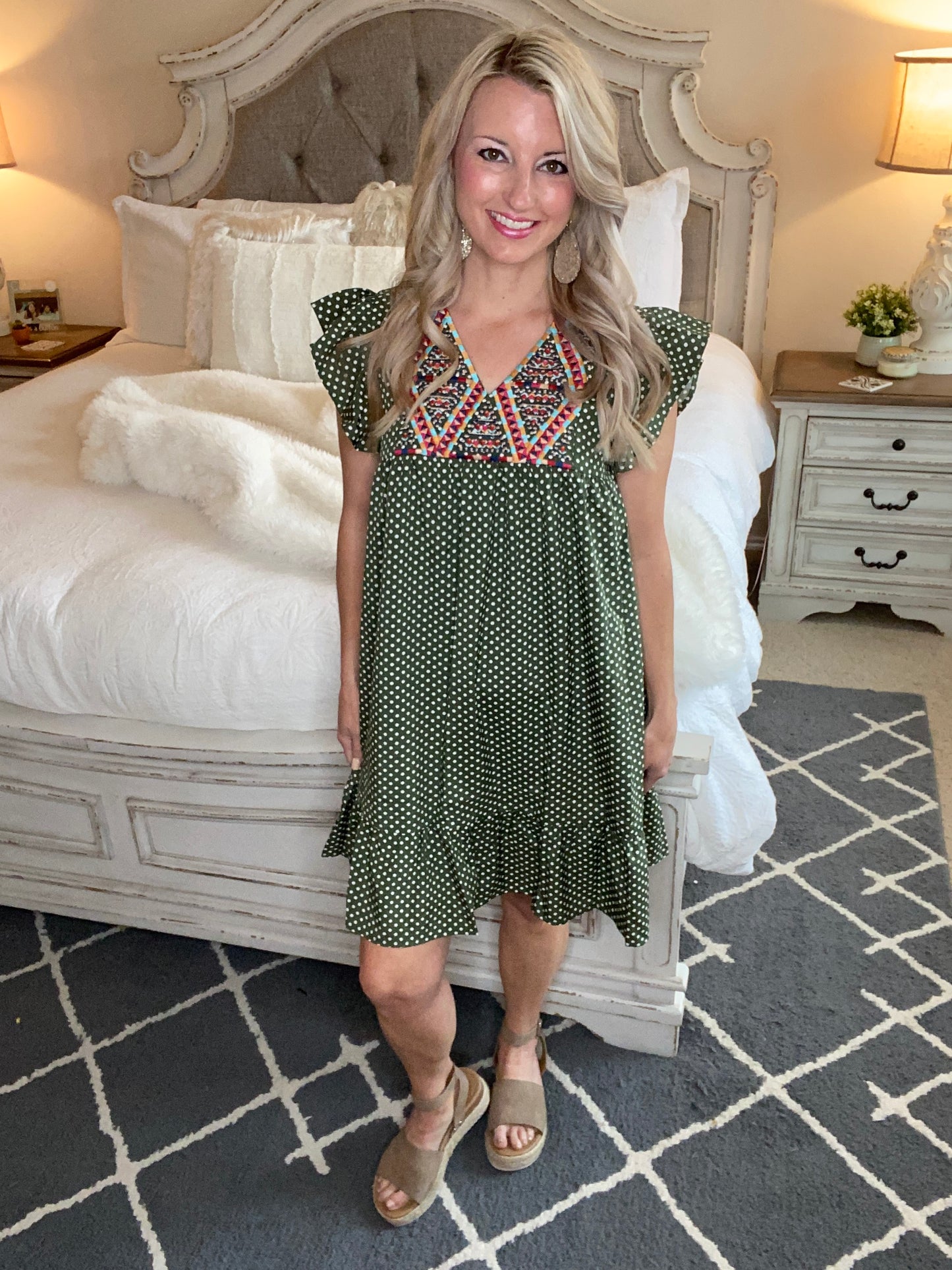 Vera Embroidered Dress