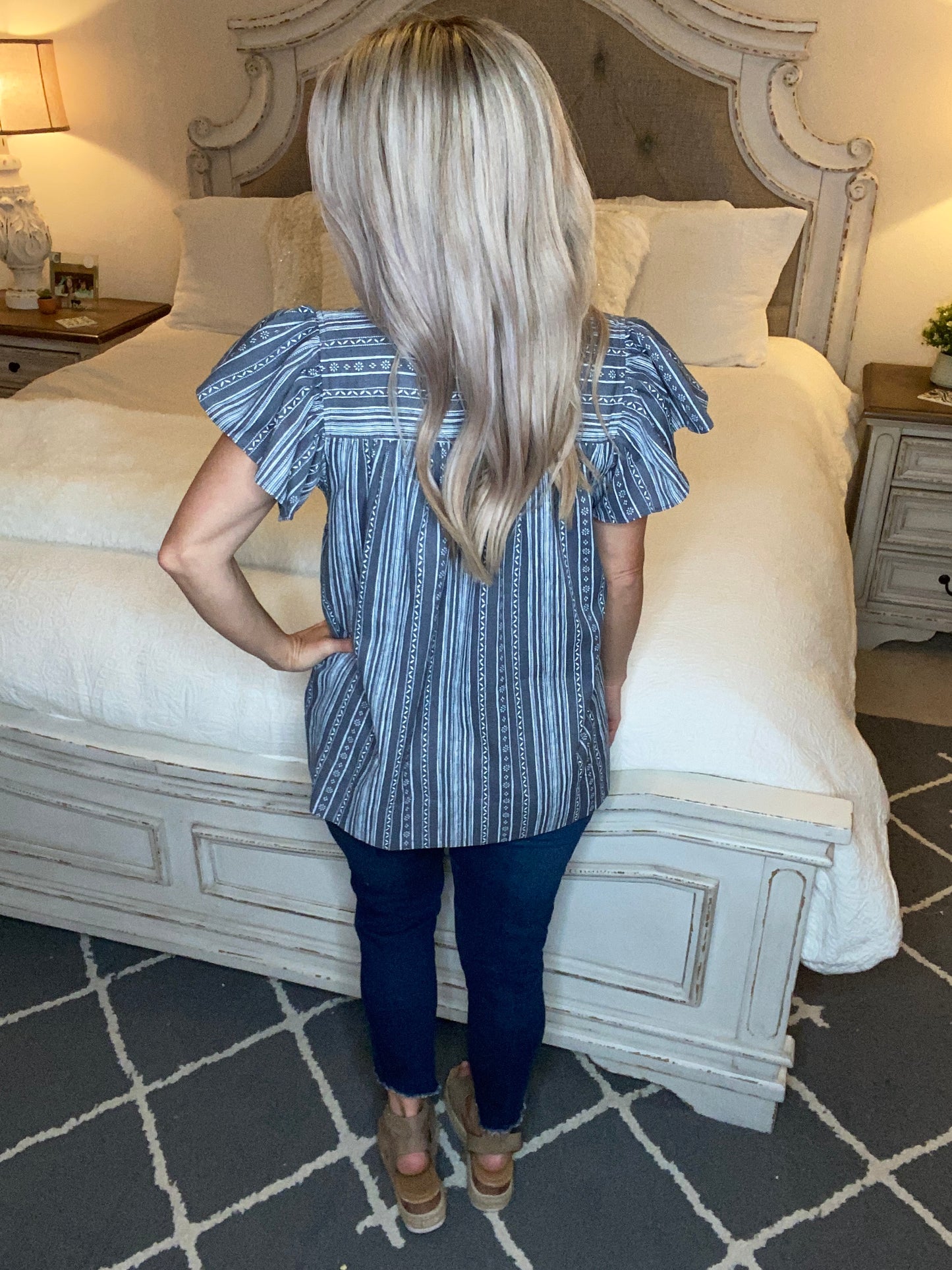 Classic Printed Blouse