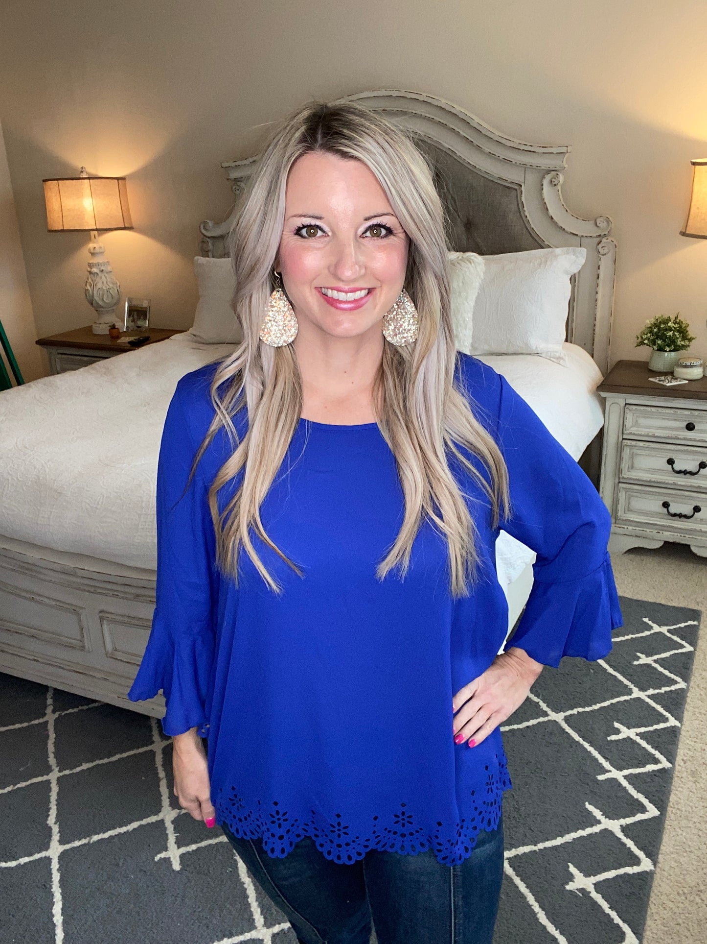 Royal Blue Dream Blouse