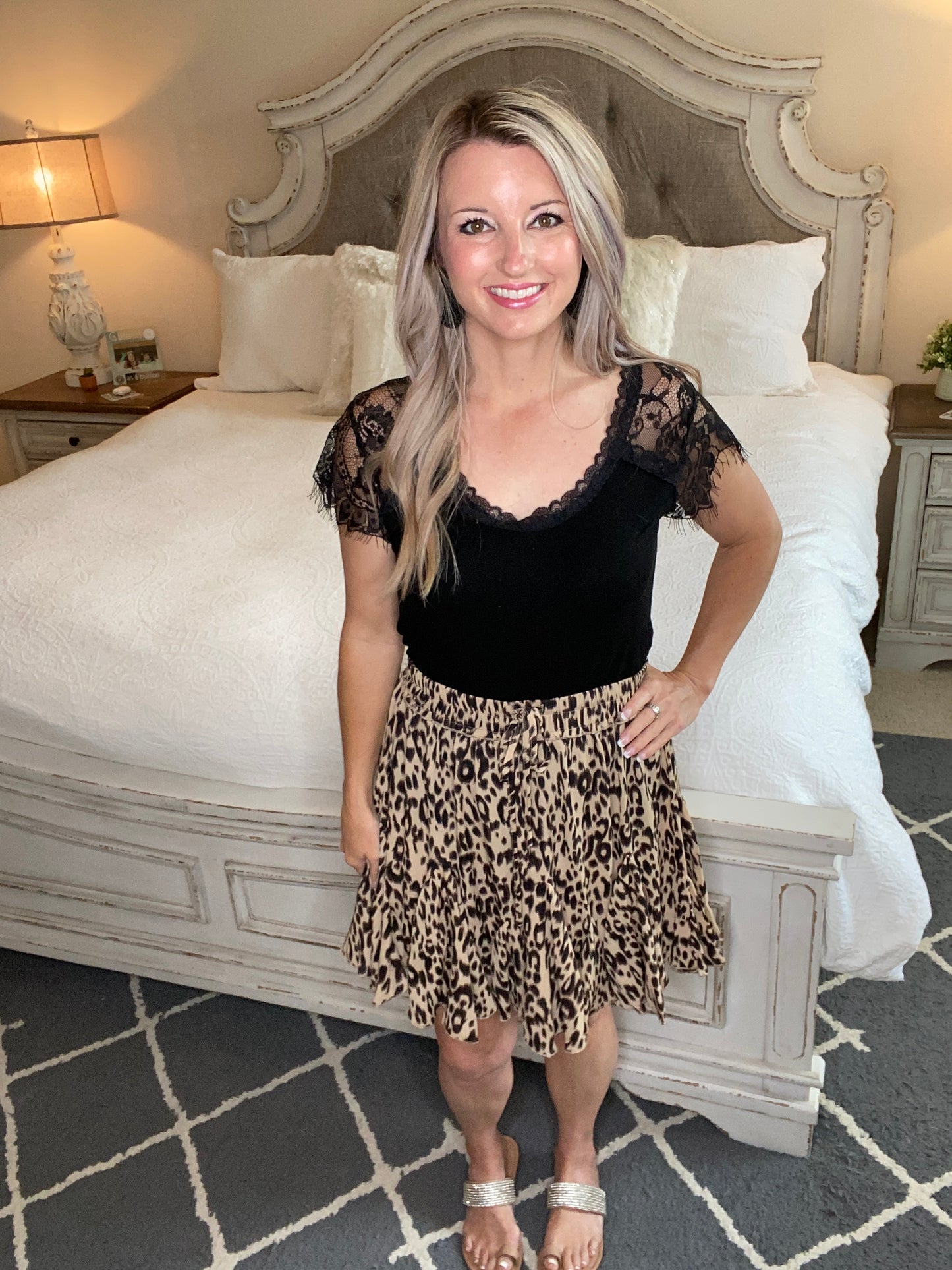 Playful Animal Mini Skirt