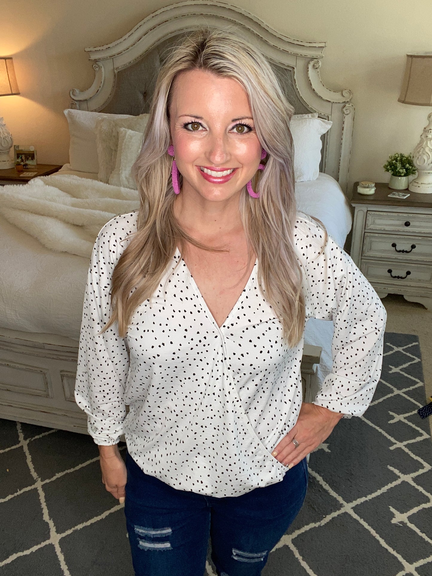 Penny Polka Dot Blouse