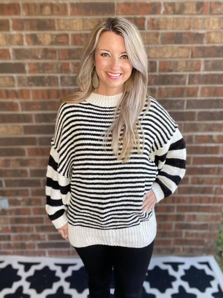 Simone Striped Sweater