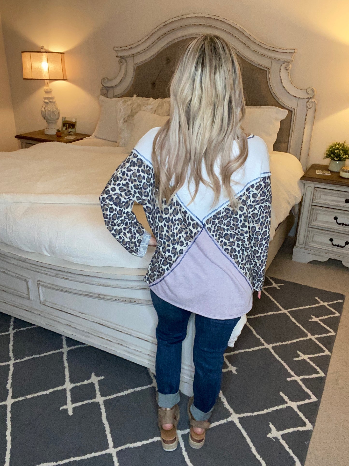 Can't Miss Cat Print Top