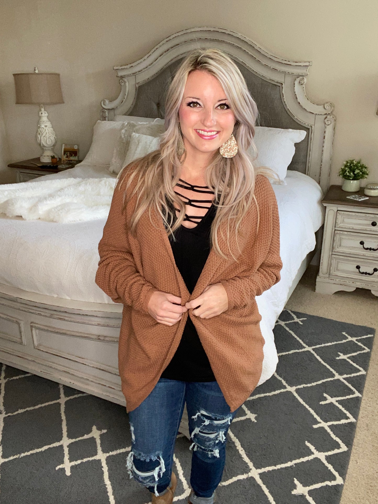 Ellison Cardigan in Mocha