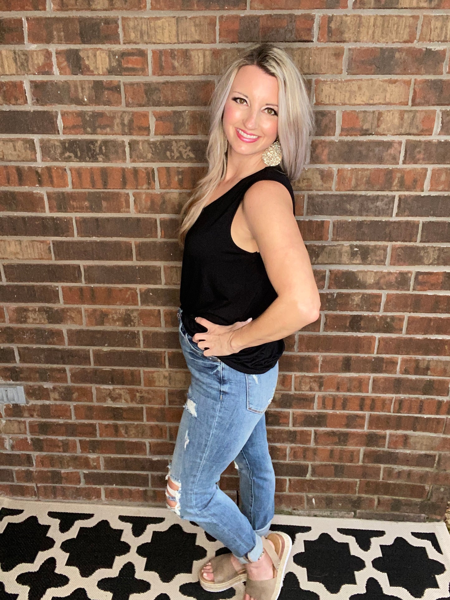 Just At The Knee Jeans