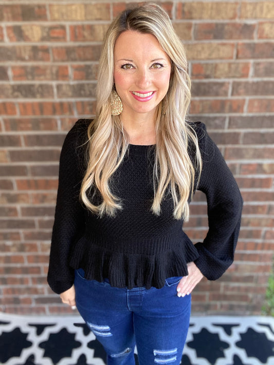 The Hadlee Babydoll Sweater
