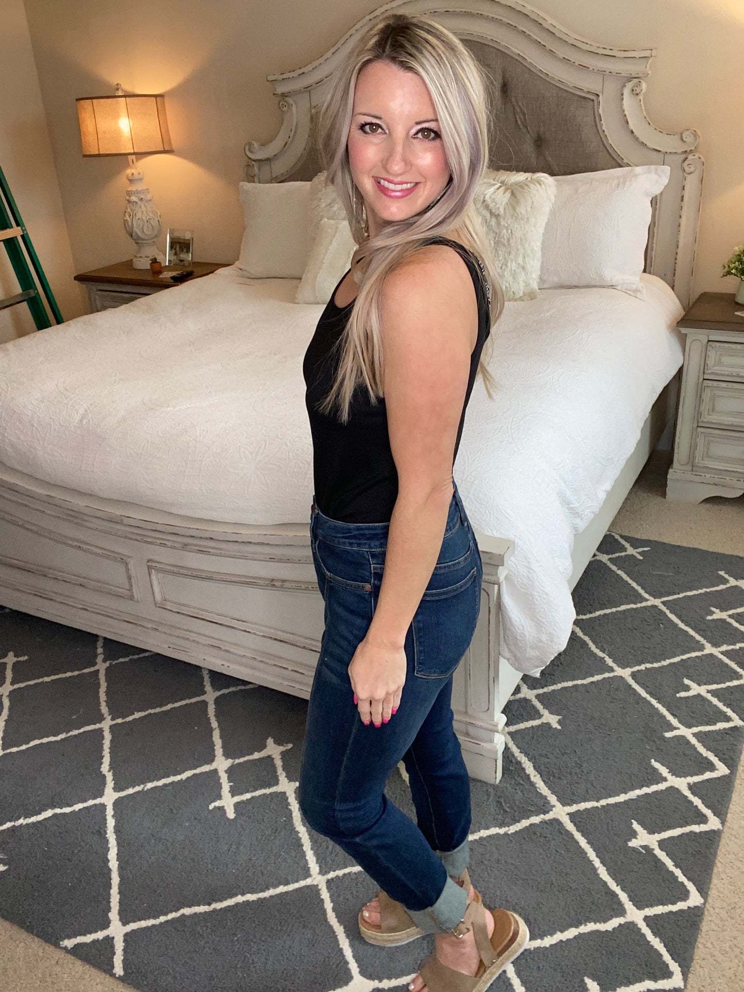 Center Seam Skinny Jeans