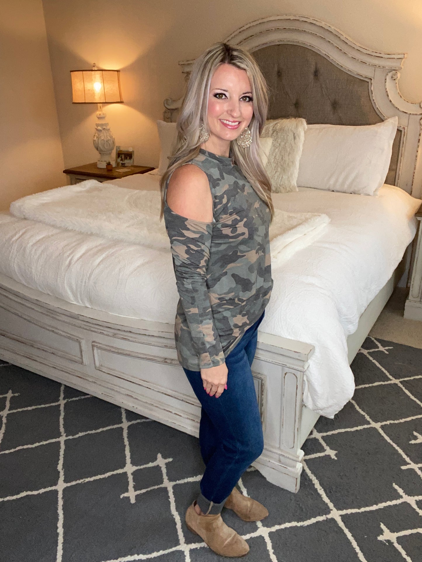 Target Practice Camo Top
