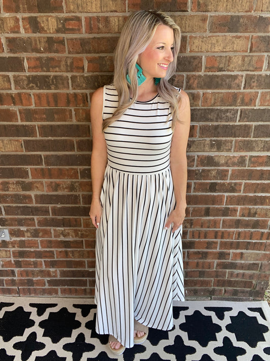 Beach Day Dress In Ivory
