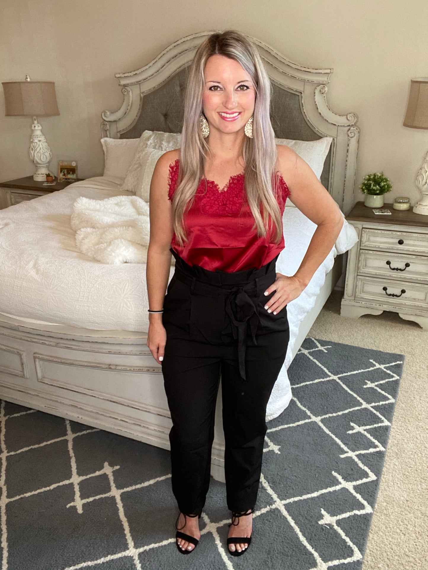 Roses and Satin Tank