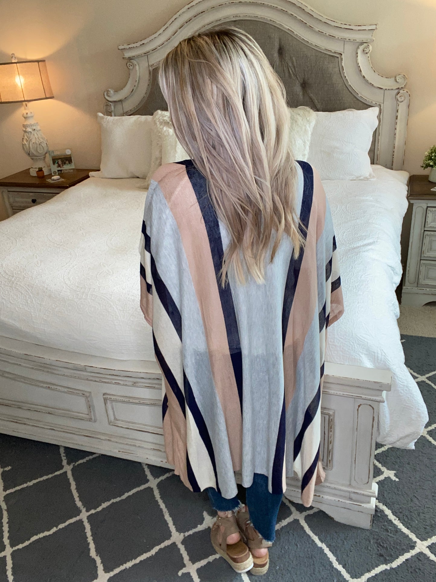 The Addison Striped Cardigan