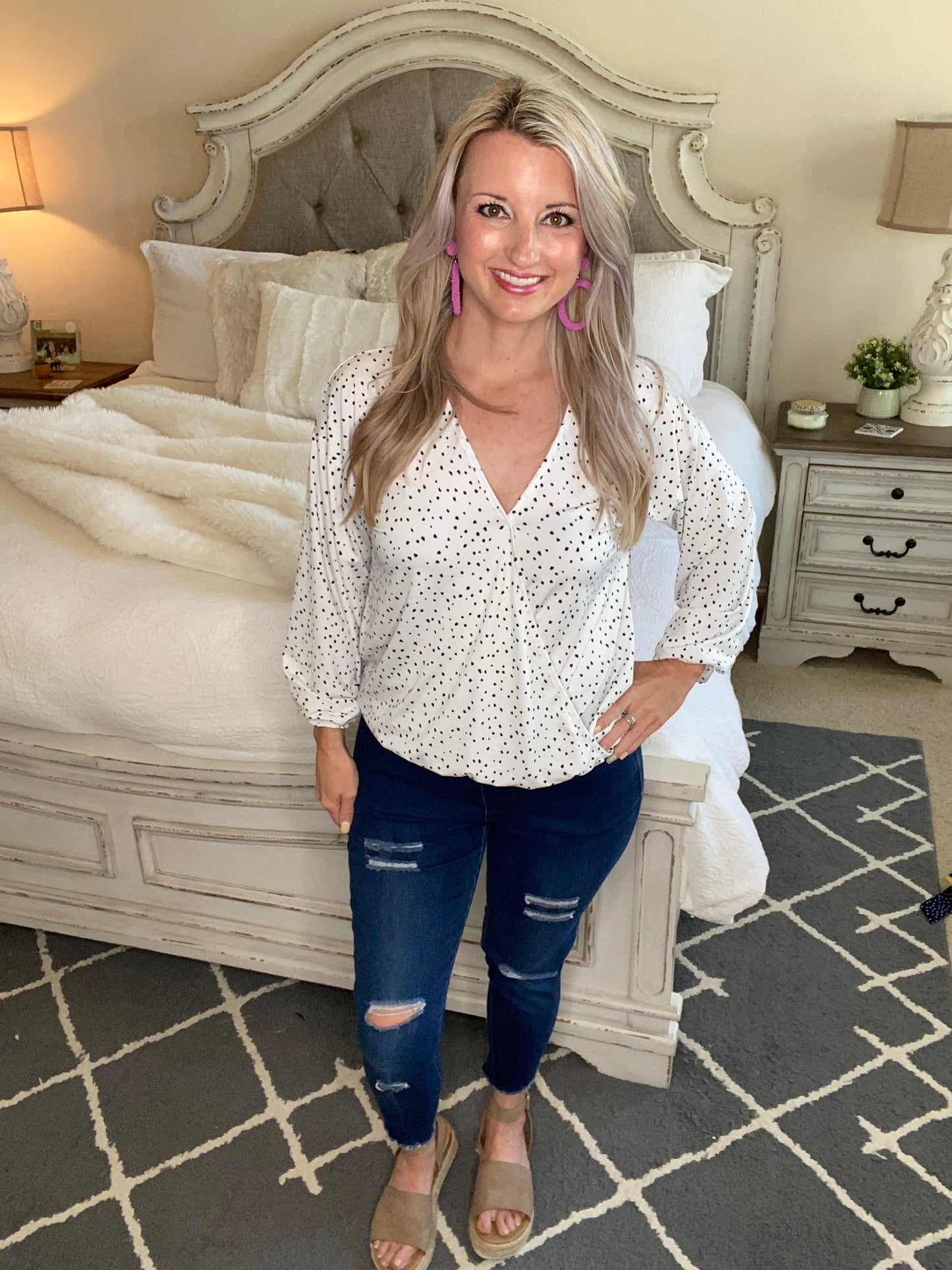 Penny Polka Dot Blouse