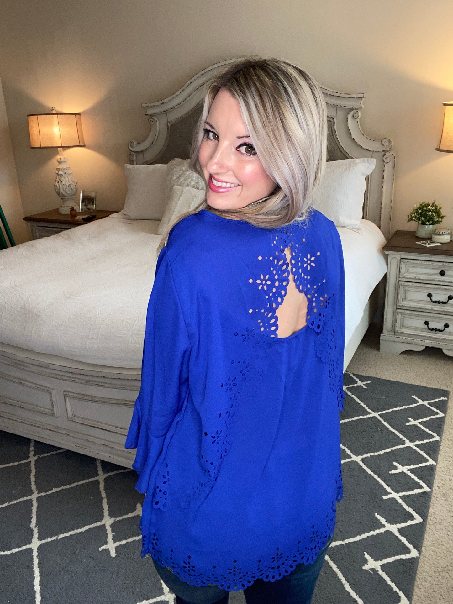 Royal Blue Dream Blouse