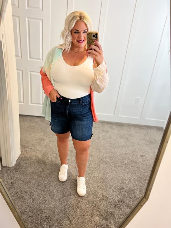 Cassie Mid Rise Cutoff Shorts