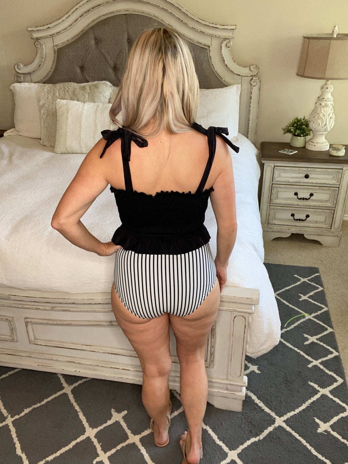 Where Stripes Meet Swim Bottoms