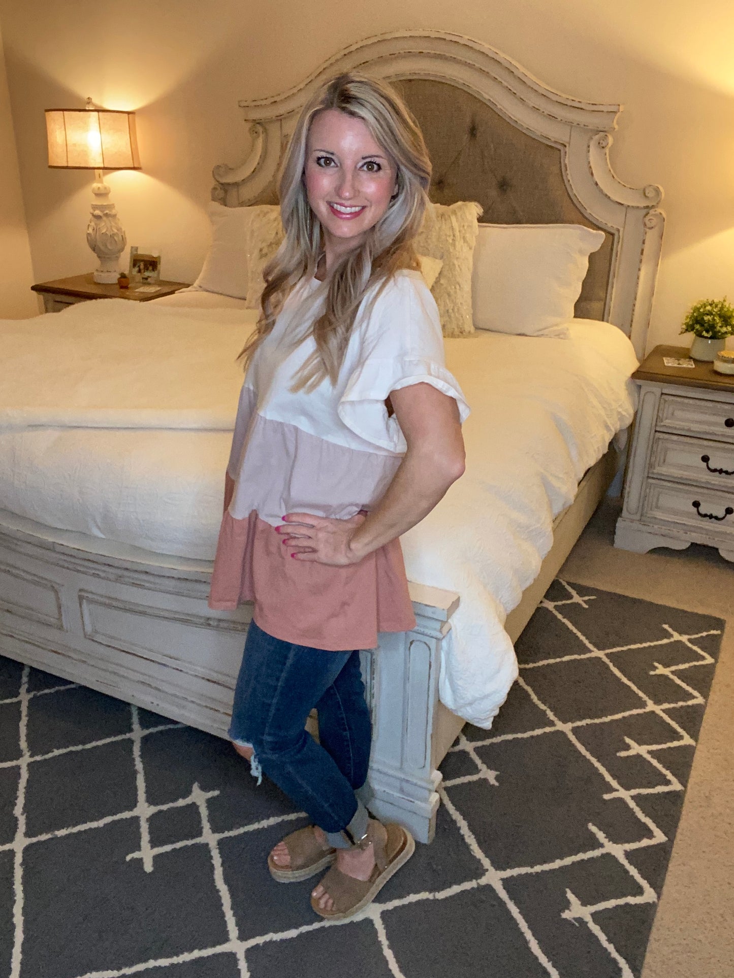Blushing Babydoll Blouse