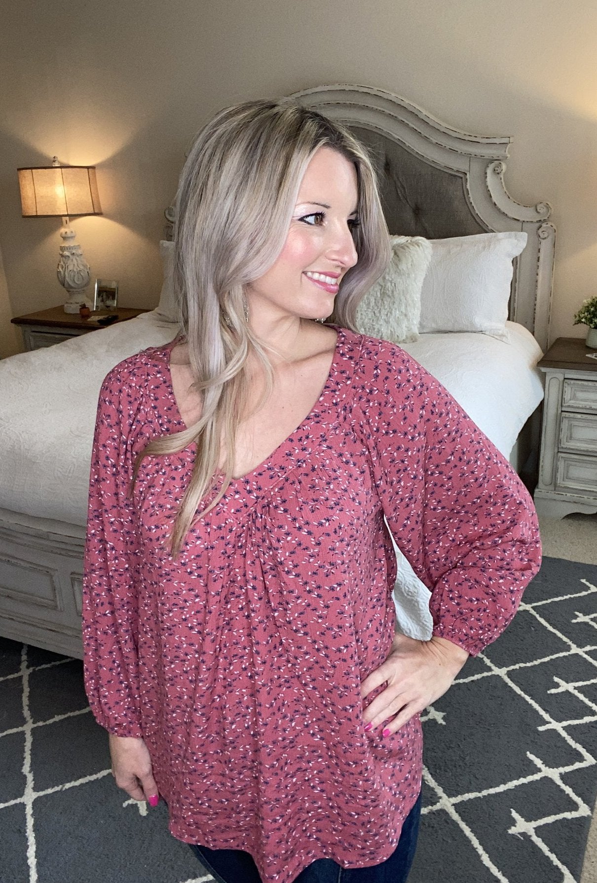 Harper Top in Pink