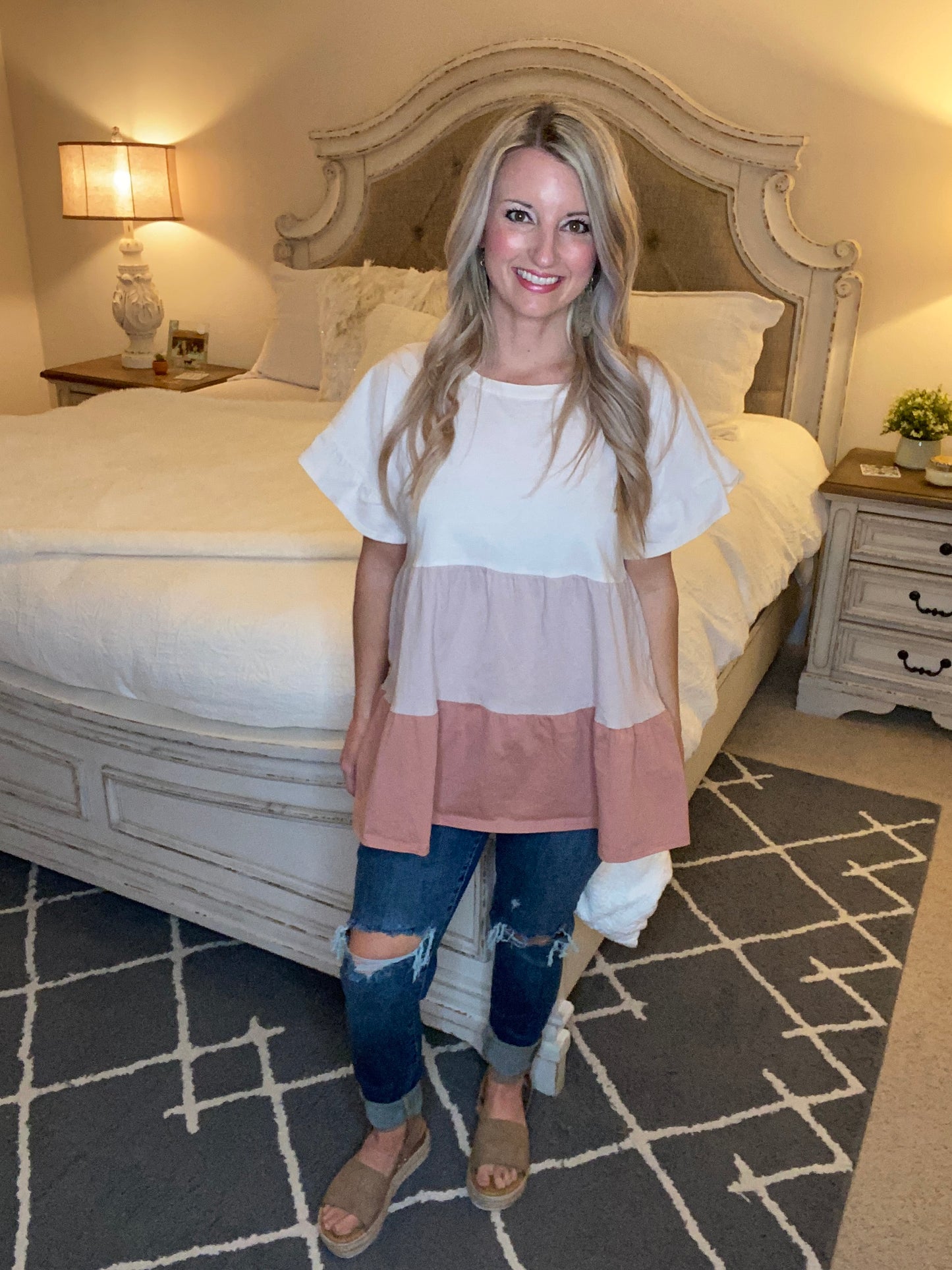 Blushing Babydoll Blouse