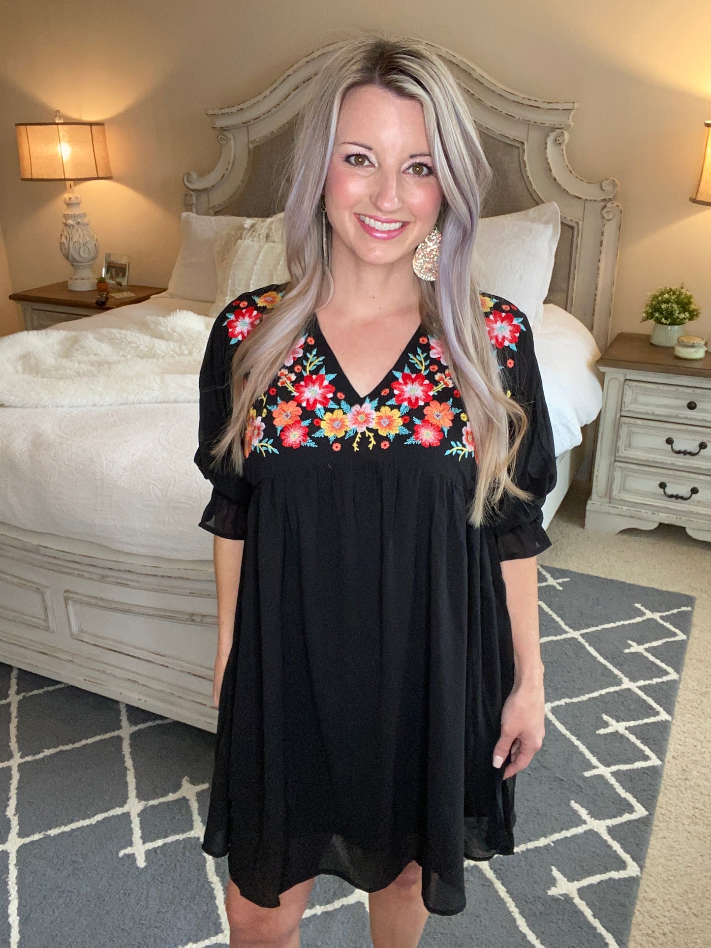 Freya Floral Dress