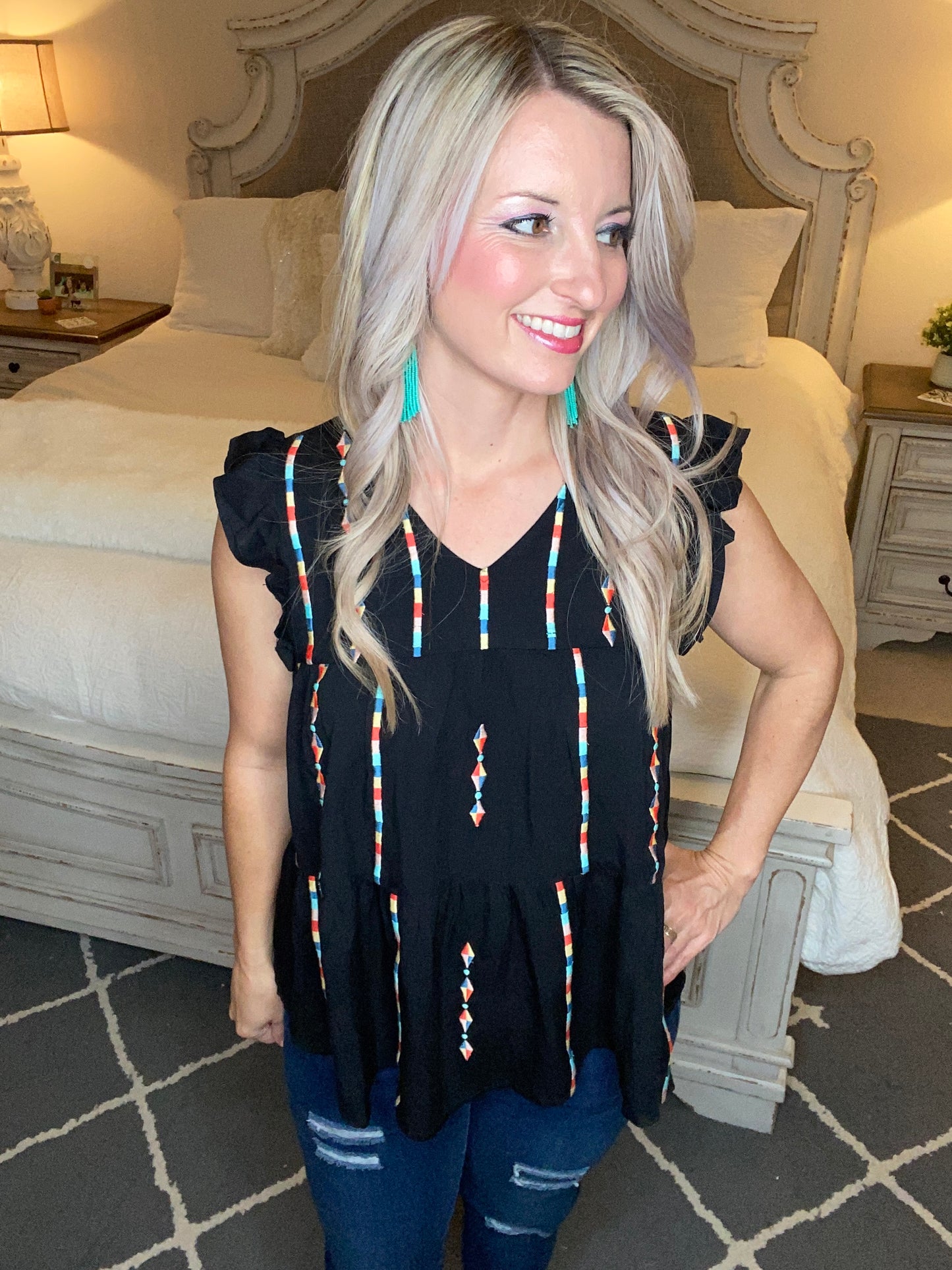 Layered With Color Blouse