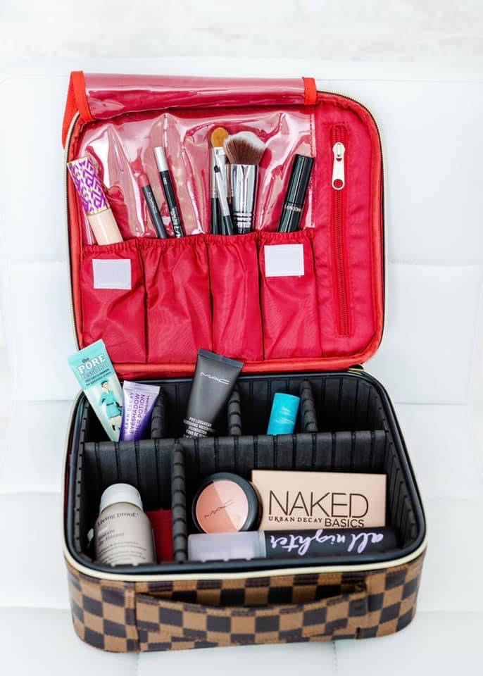 Professional Cosmetics Case with Dividers