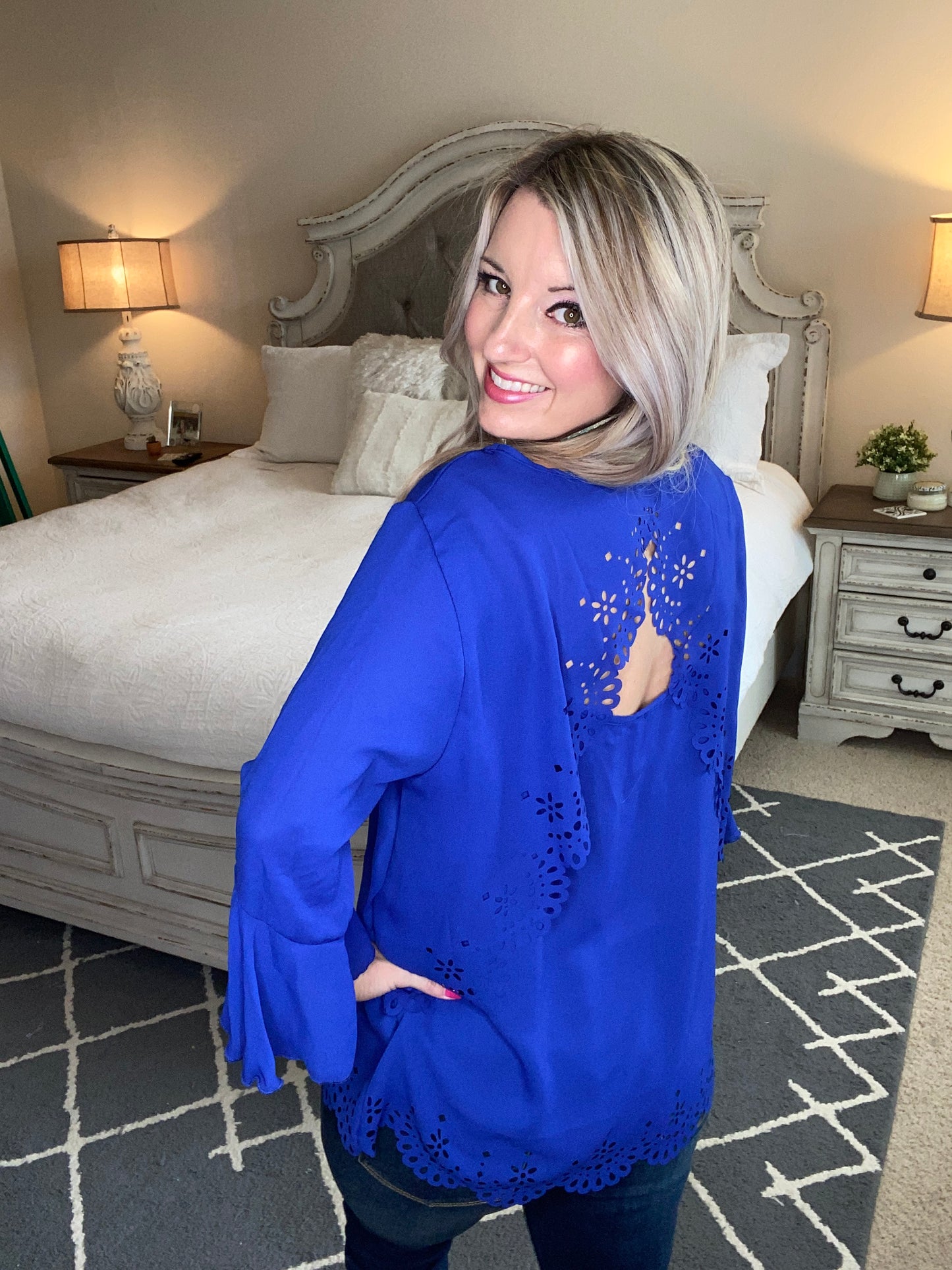 Royal Blue Dream Blouse
