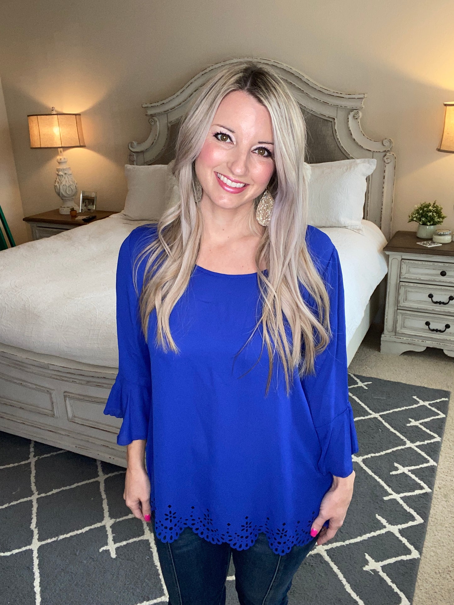 Royal Blue Dream Blouse