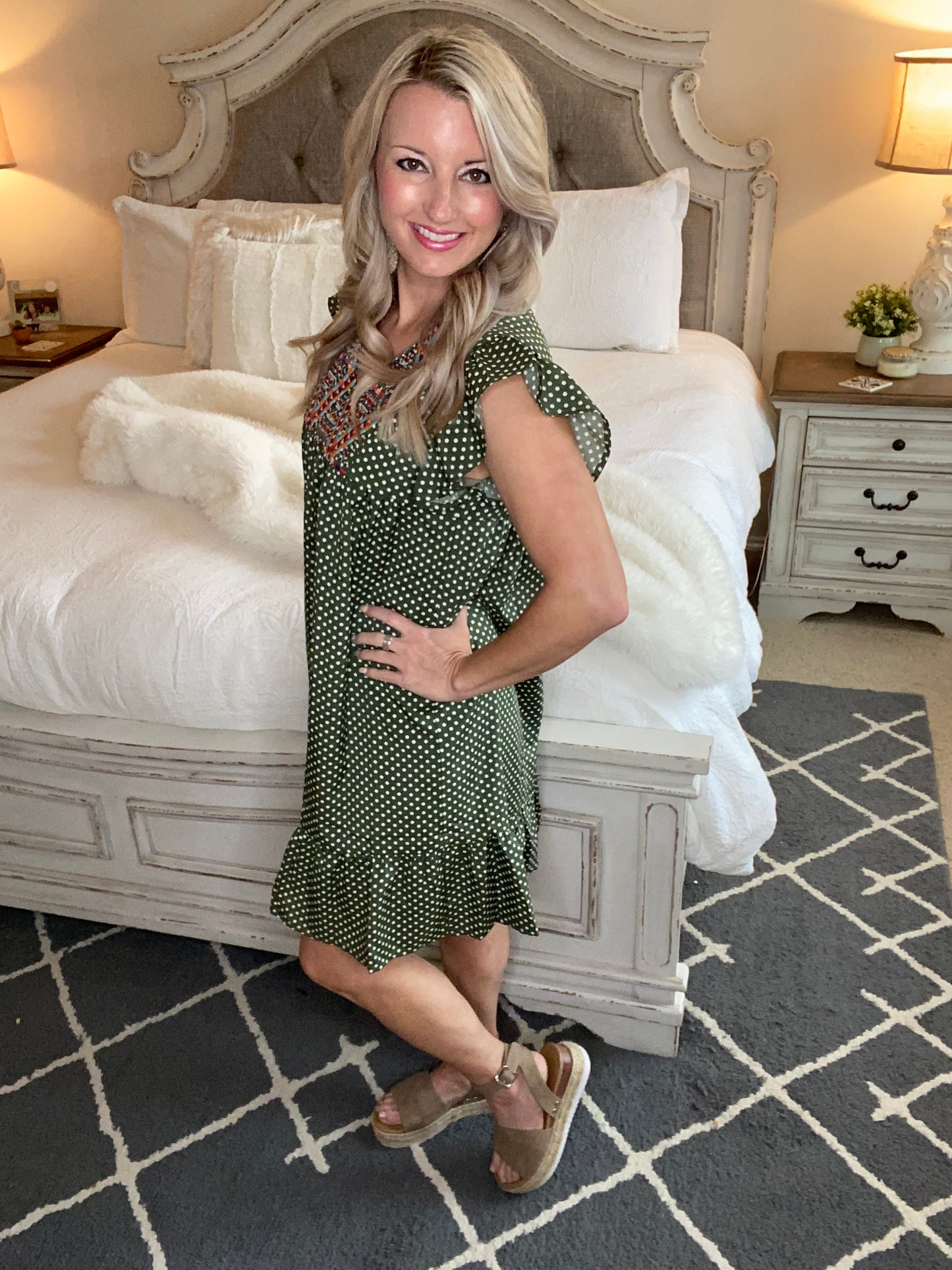 Vera Embroidered Dress