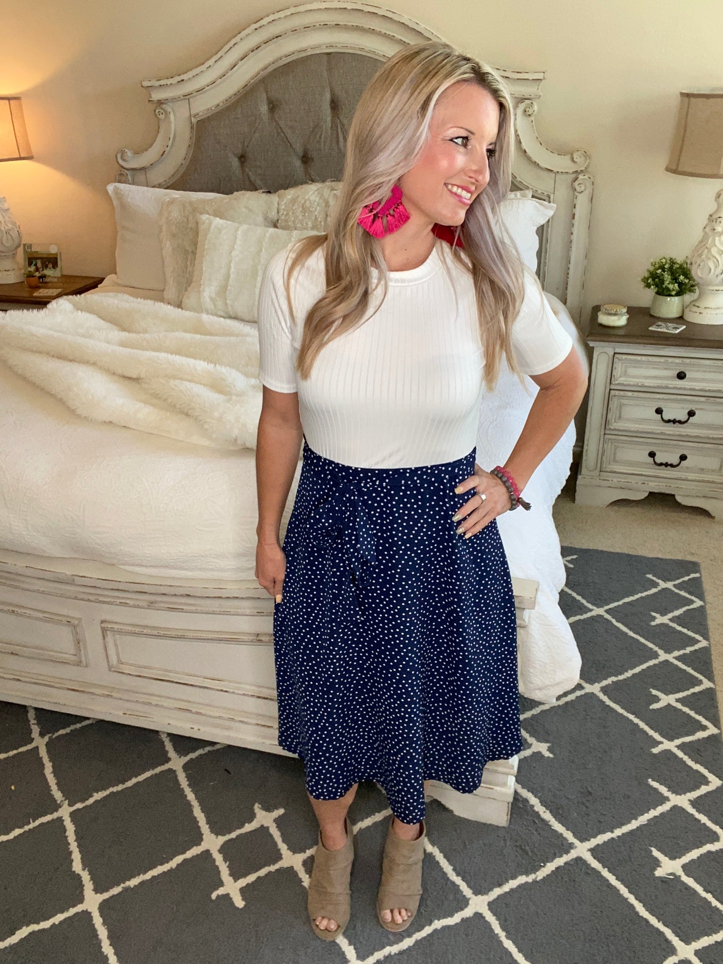 Pretty Please Polka Dot Dress