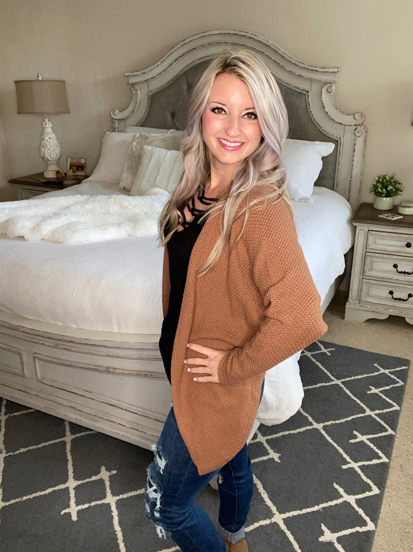 Ellison Cardigan in Mocha