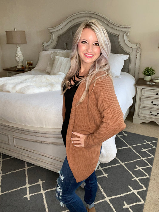 Ellison Cardigan in Mocha