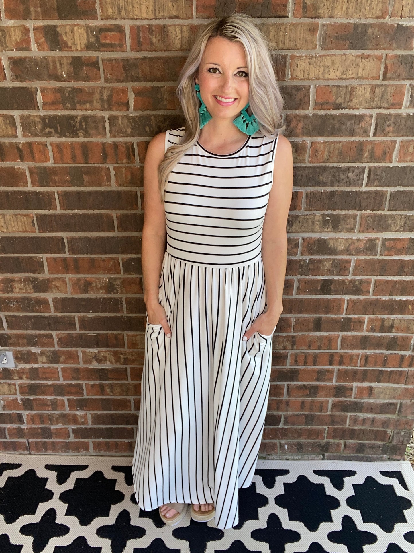 Beach Day Dress In Ivory