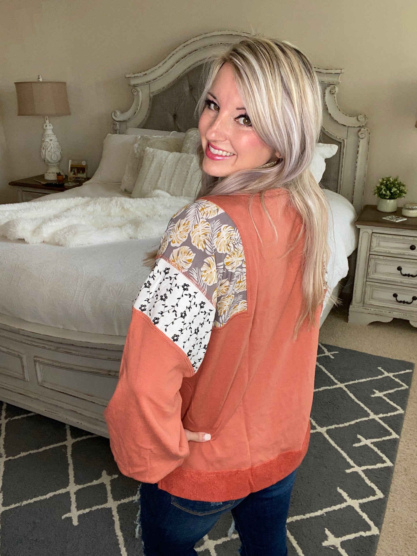 Life Is Peachy Top