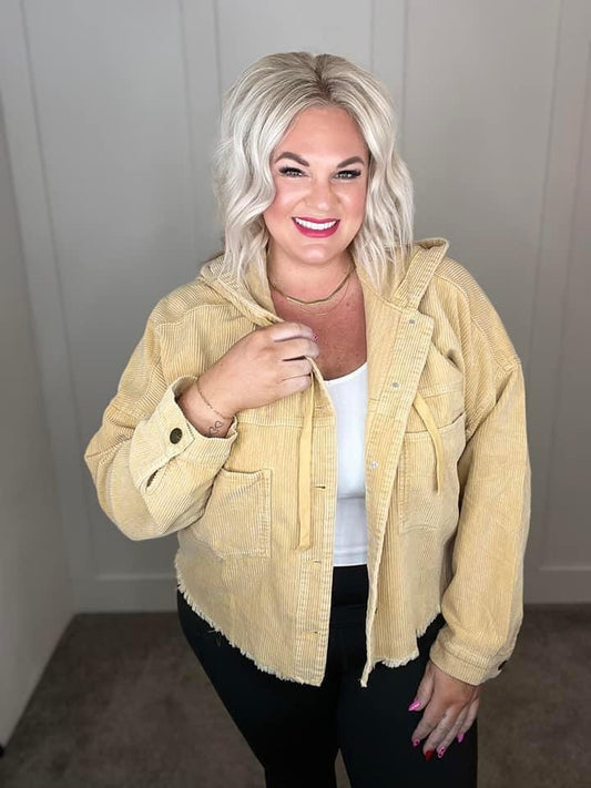Give Me More Corduroy Jacket in Honey