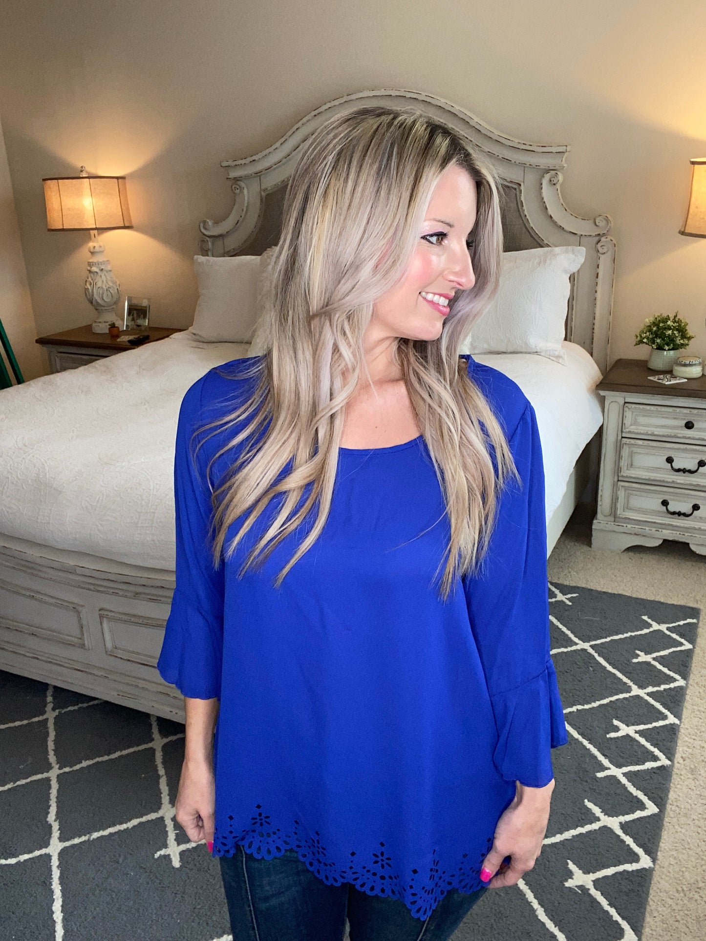 Royal Blue Dream Blouse
