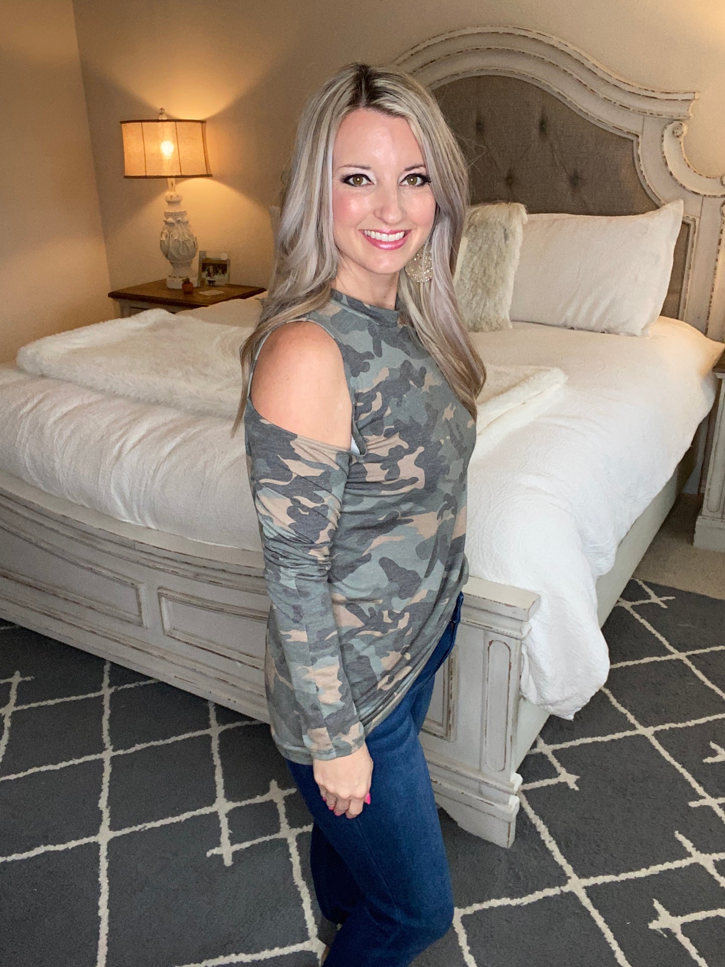 Target Practice Camo Top