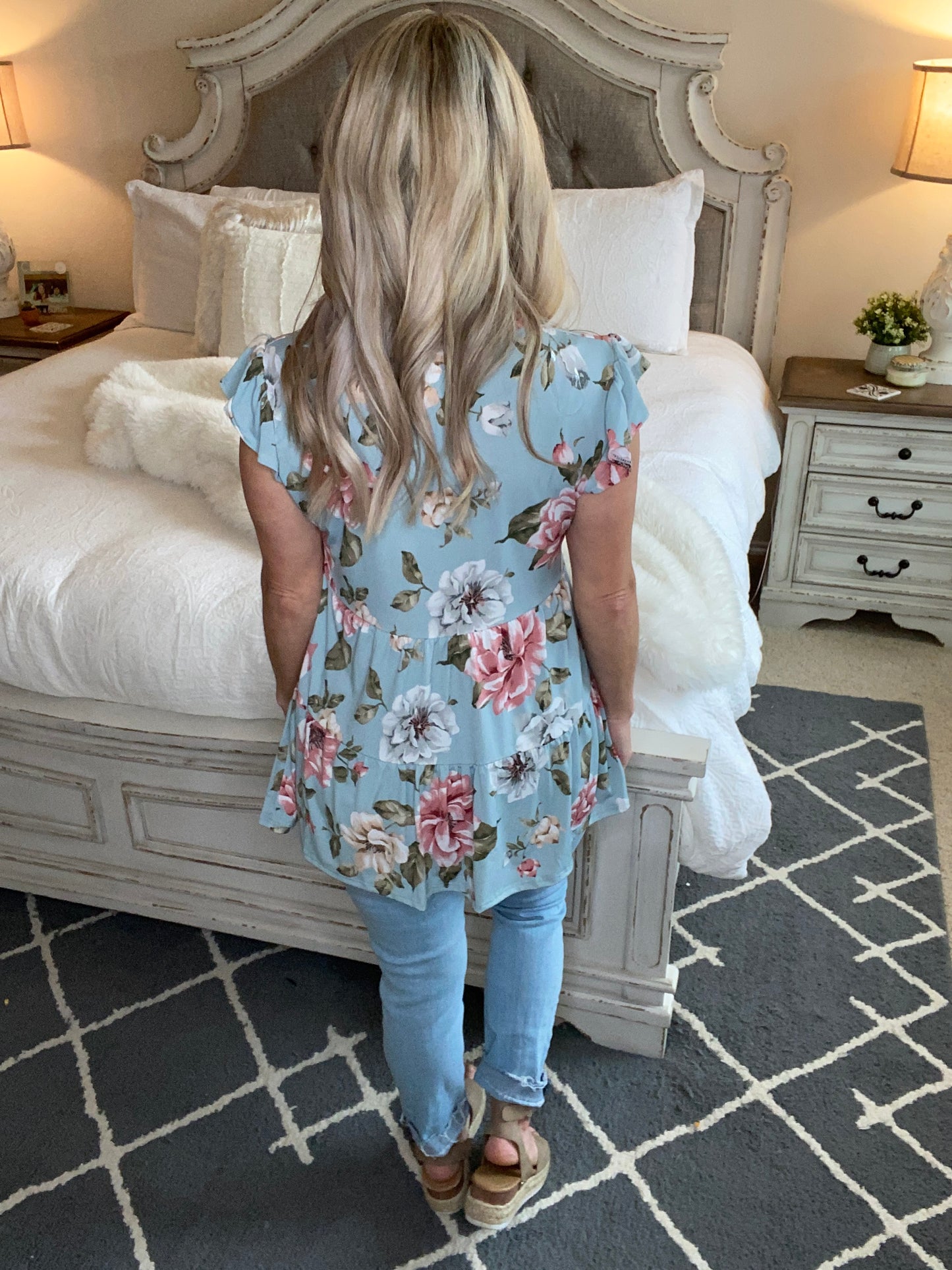 Sweet Sage Floral Top