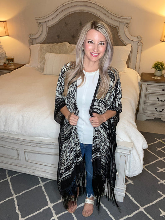 Fantastic Fringe Kimono