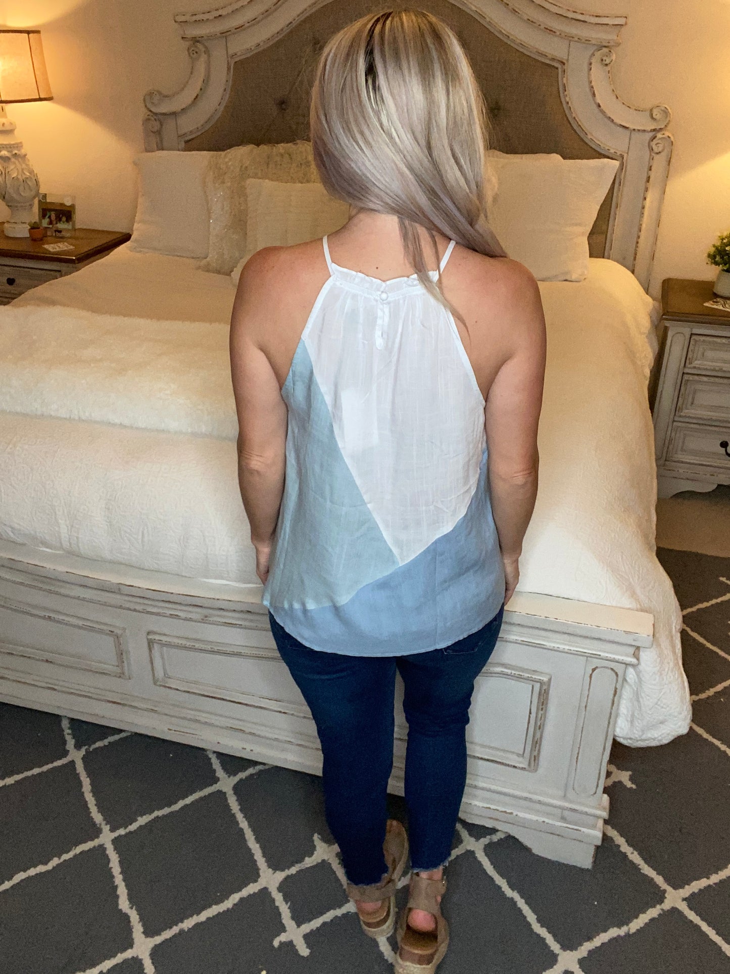 Modern Geo Halter Tank