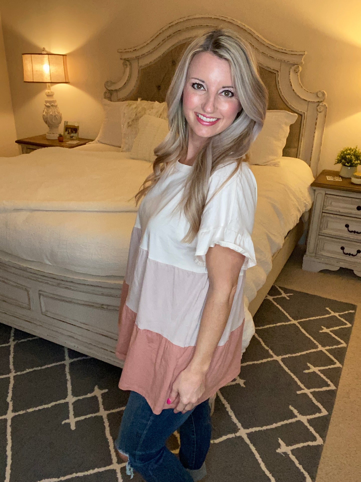 Blushing Babydoll Blouse