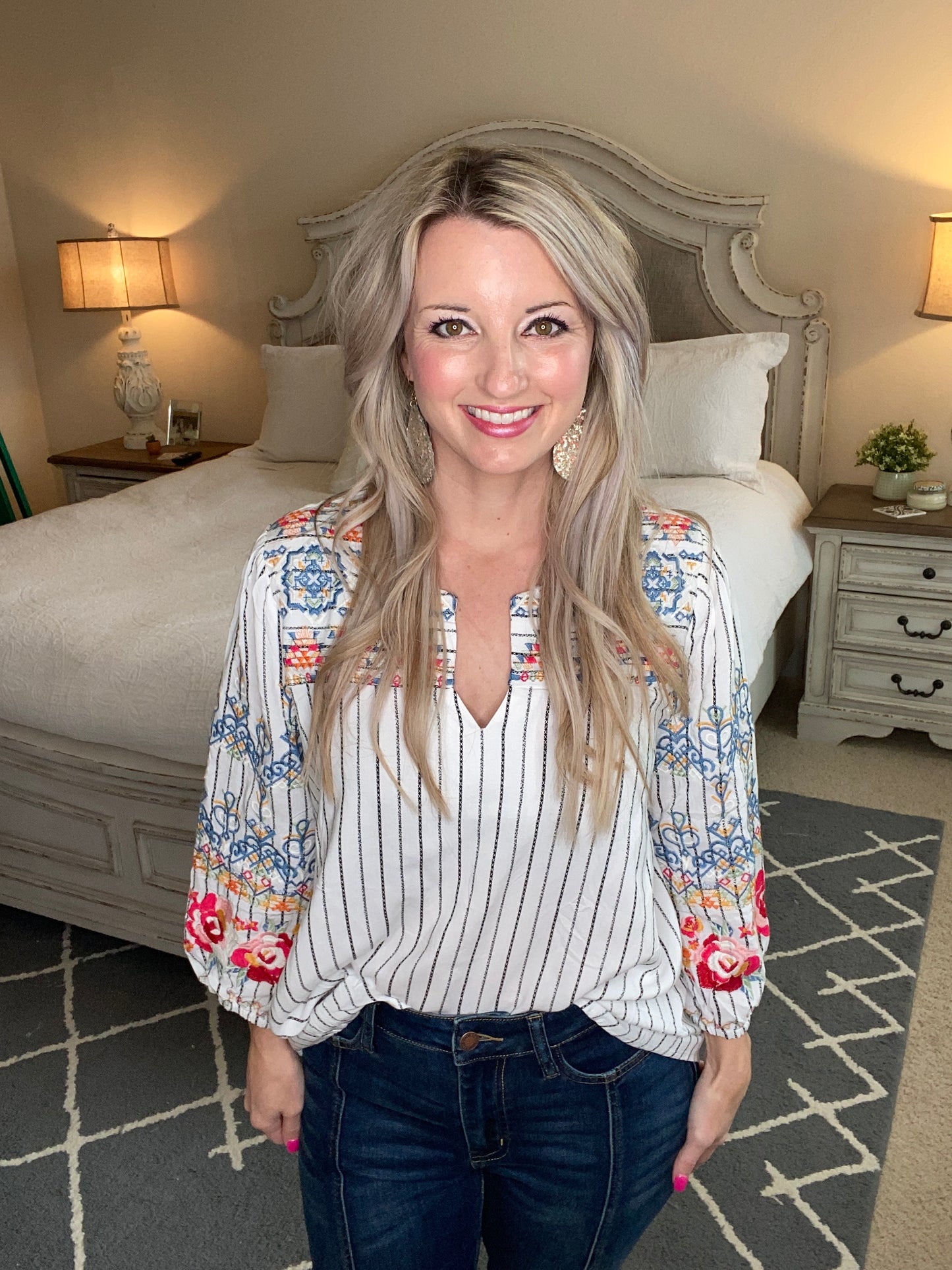 Exquisite Embroidery Blouse