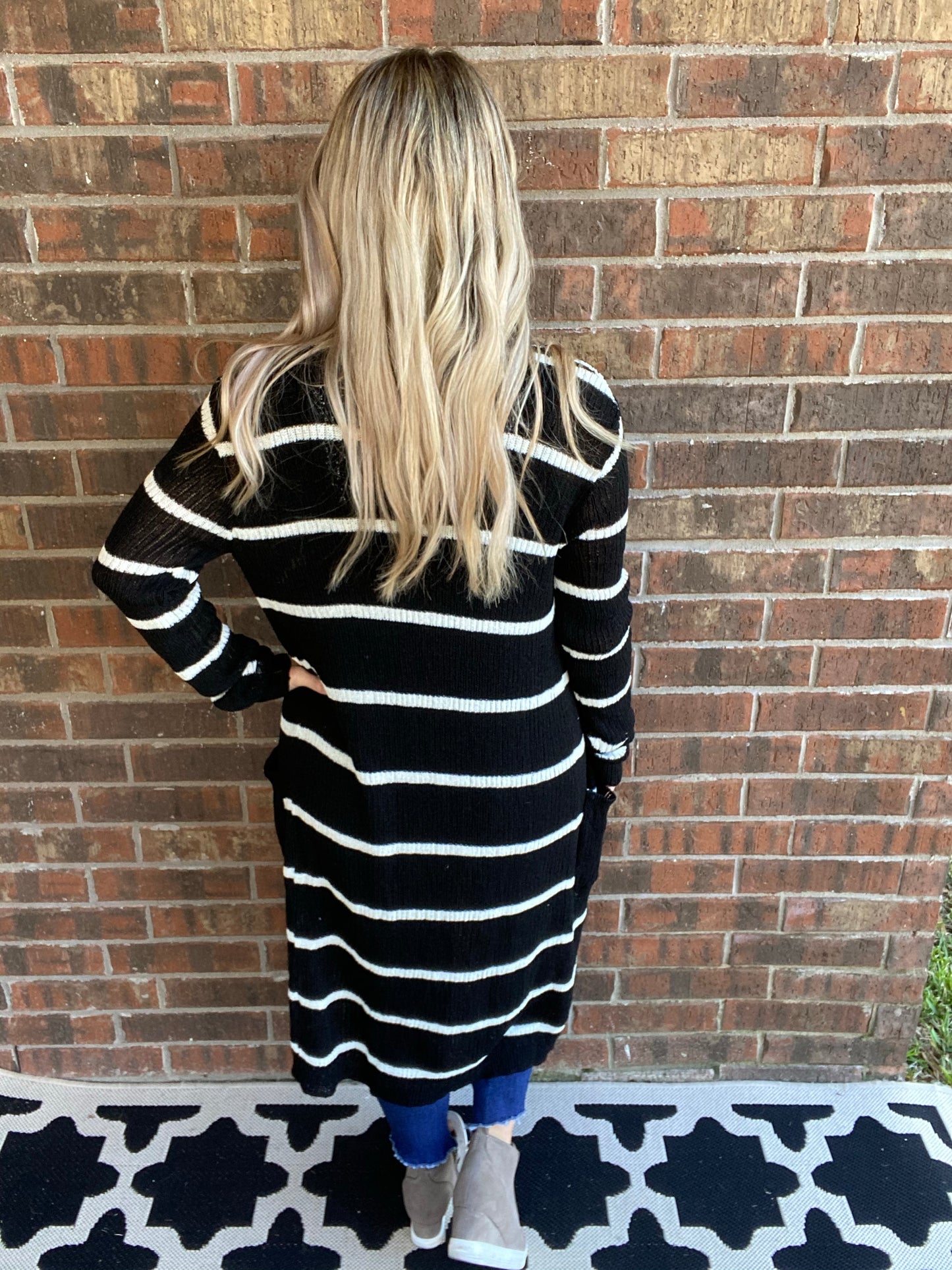 The Janessa Striped Cardigan