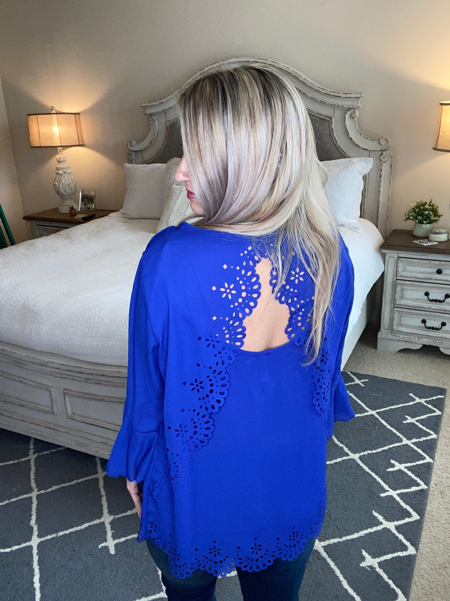 Royal Blue Dream Blouse