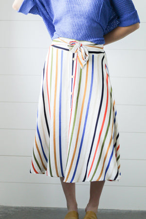 Indian Summer Striped Skirt