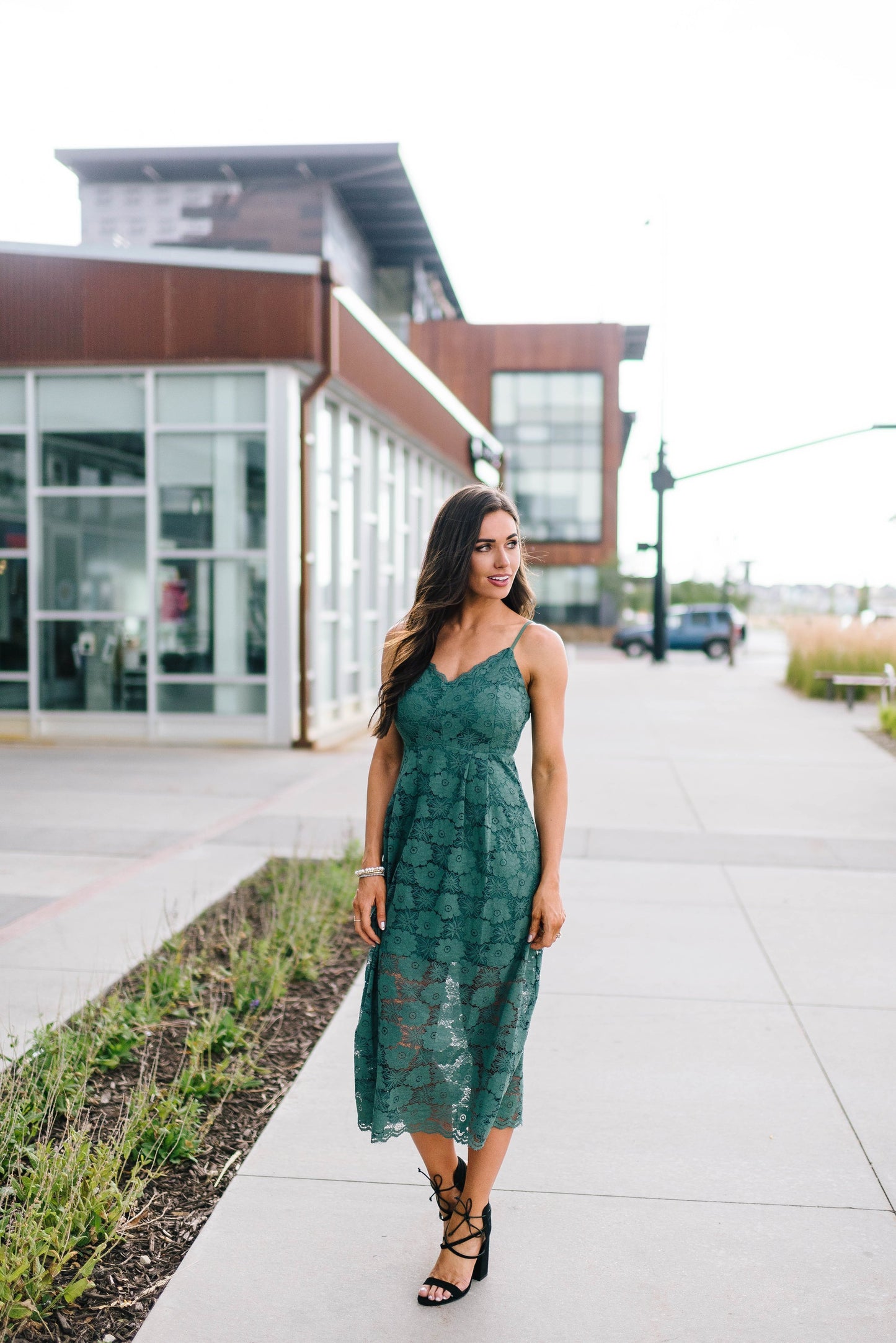 Jade Lace Dress