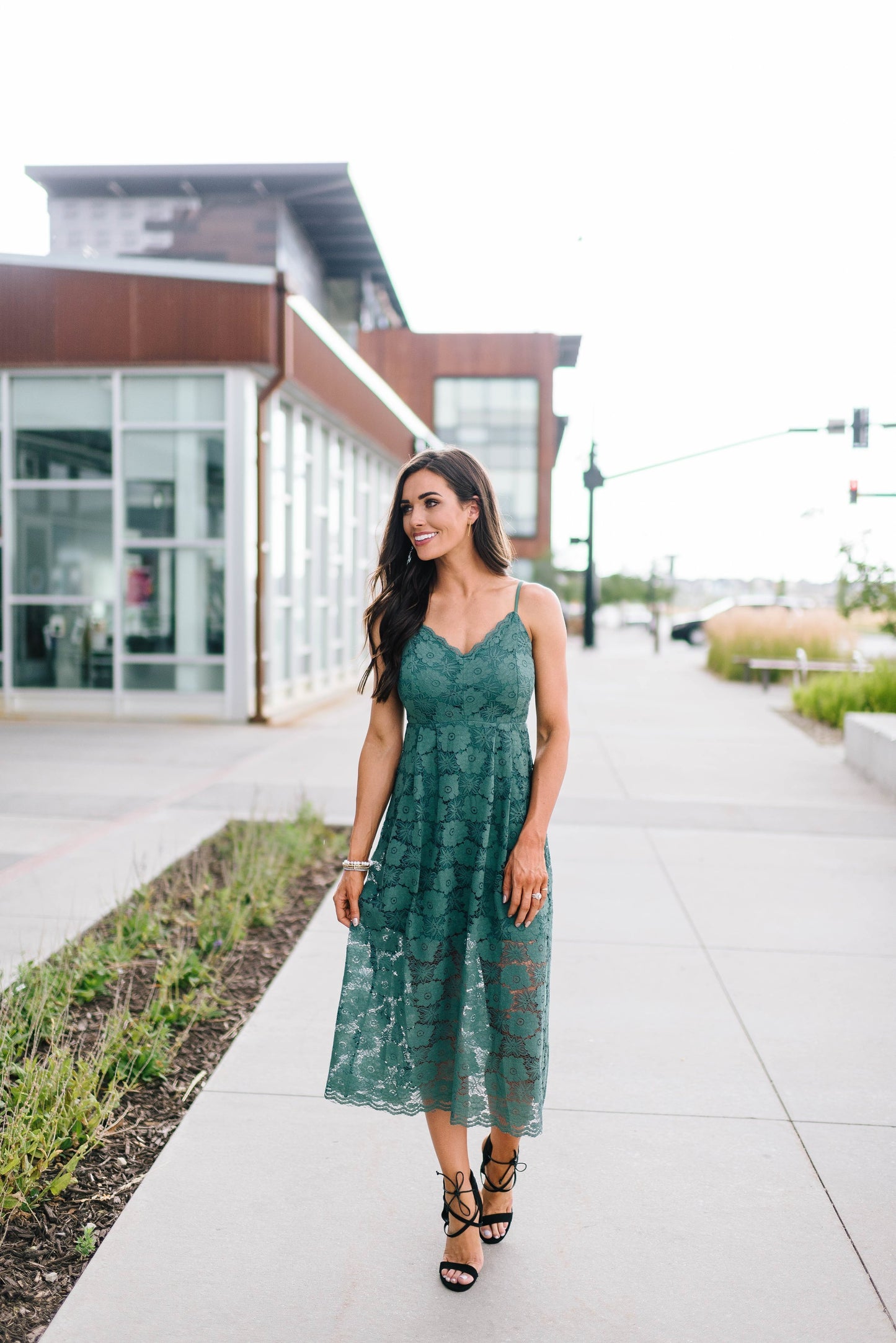 Jade Lace Dress