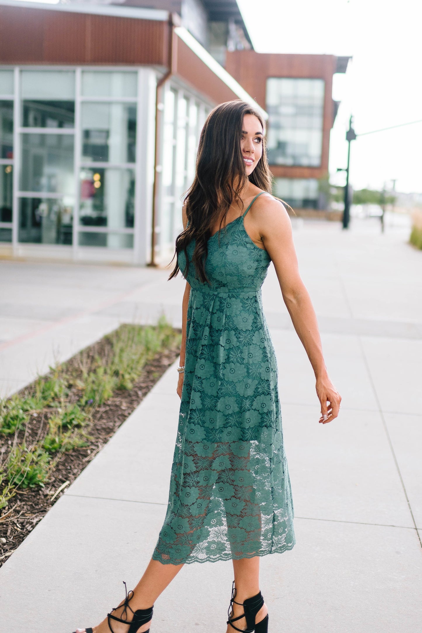 Jade Lace Dress