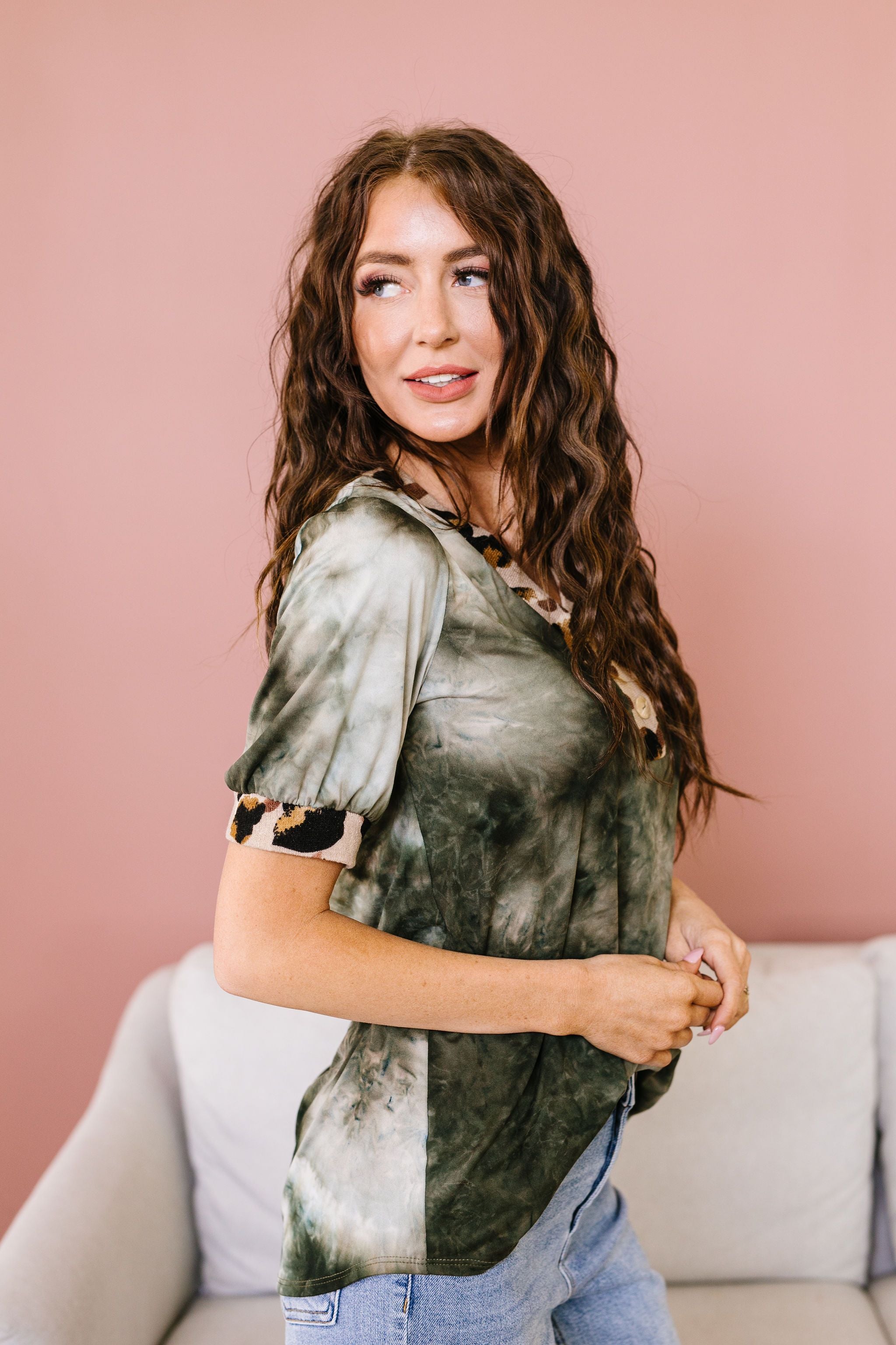 Jungle Expedition Top In Olive
