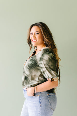 Jungle Expedition Top In Olive