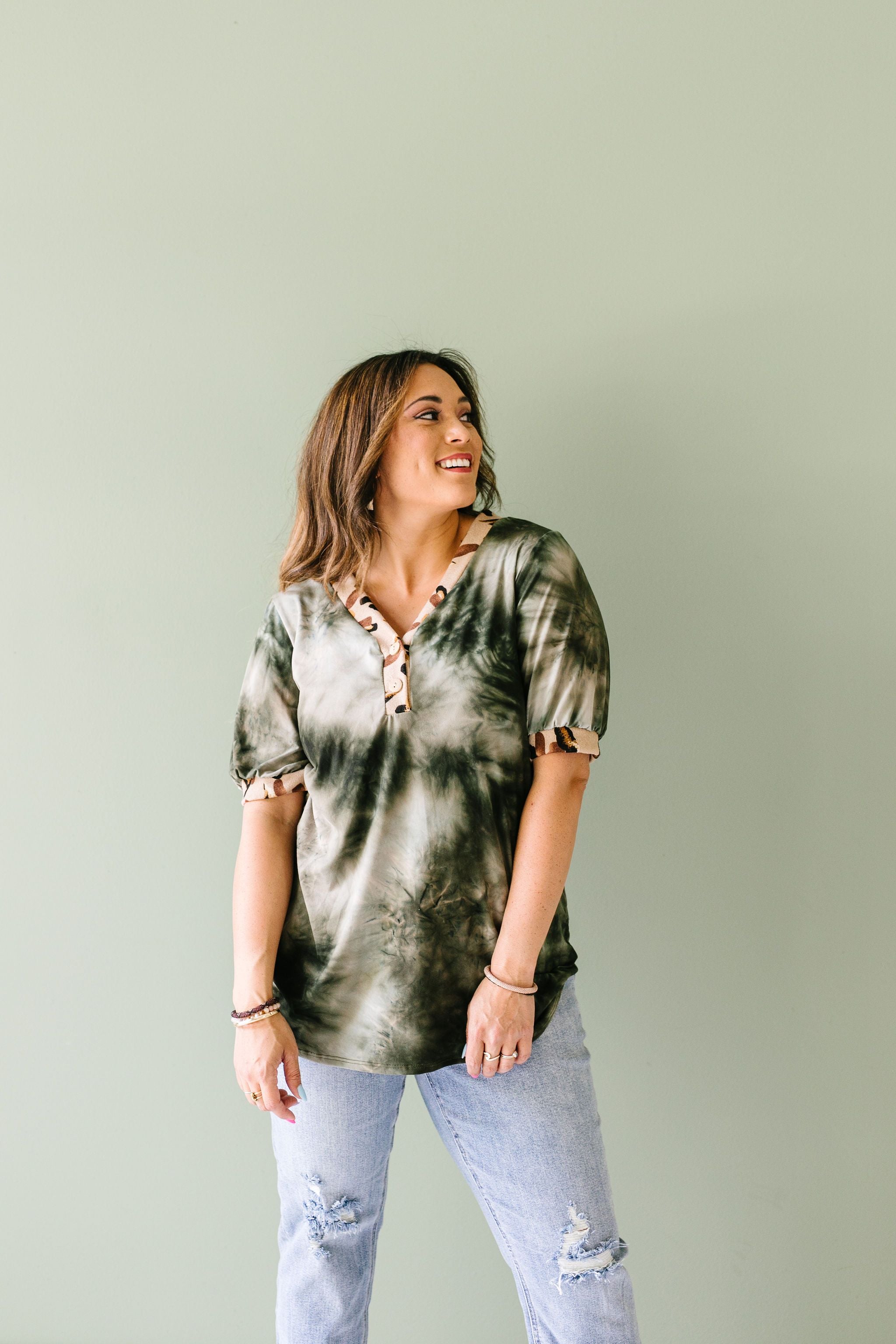 Jungle Expedition Top In Olive